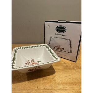 Portmeirion BOTANIC ROSES  Salad Serving Bowl 8.5" New Open Box‎